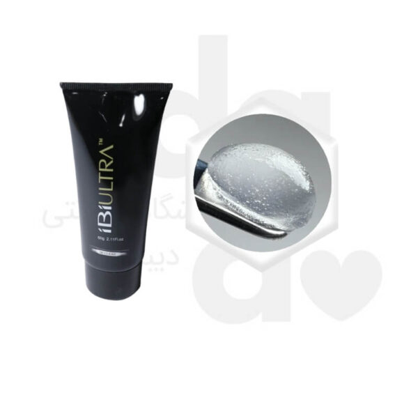 پلی ژل کاشت ناخن کد 6 کلییر 60 گرم آی بی آی IBI