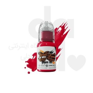 رنگ تاتو ورد فیمس مدل United Ink Red حجم ۱۵ میل